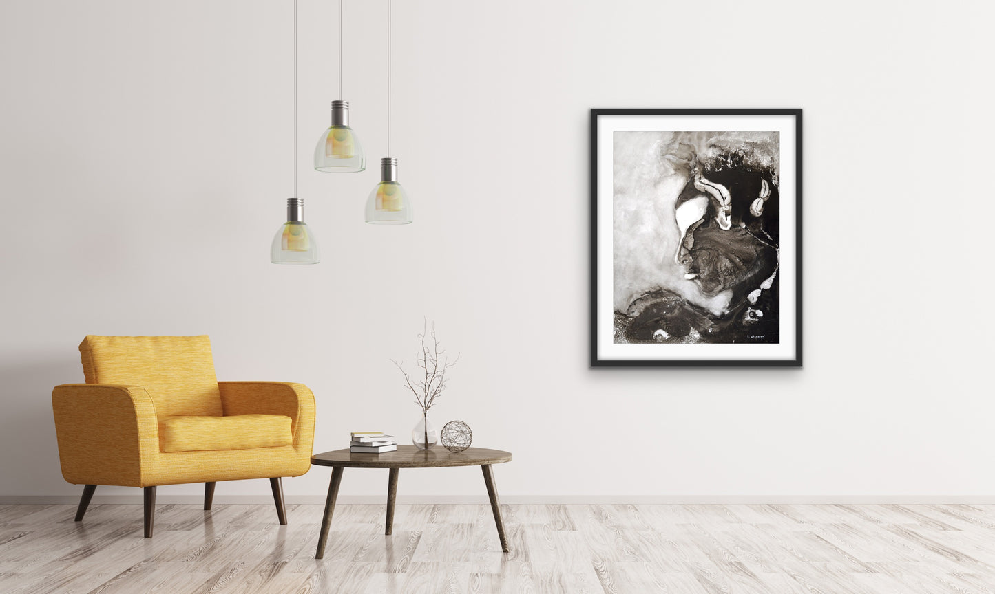 The black swan - 20" x 26" - Original