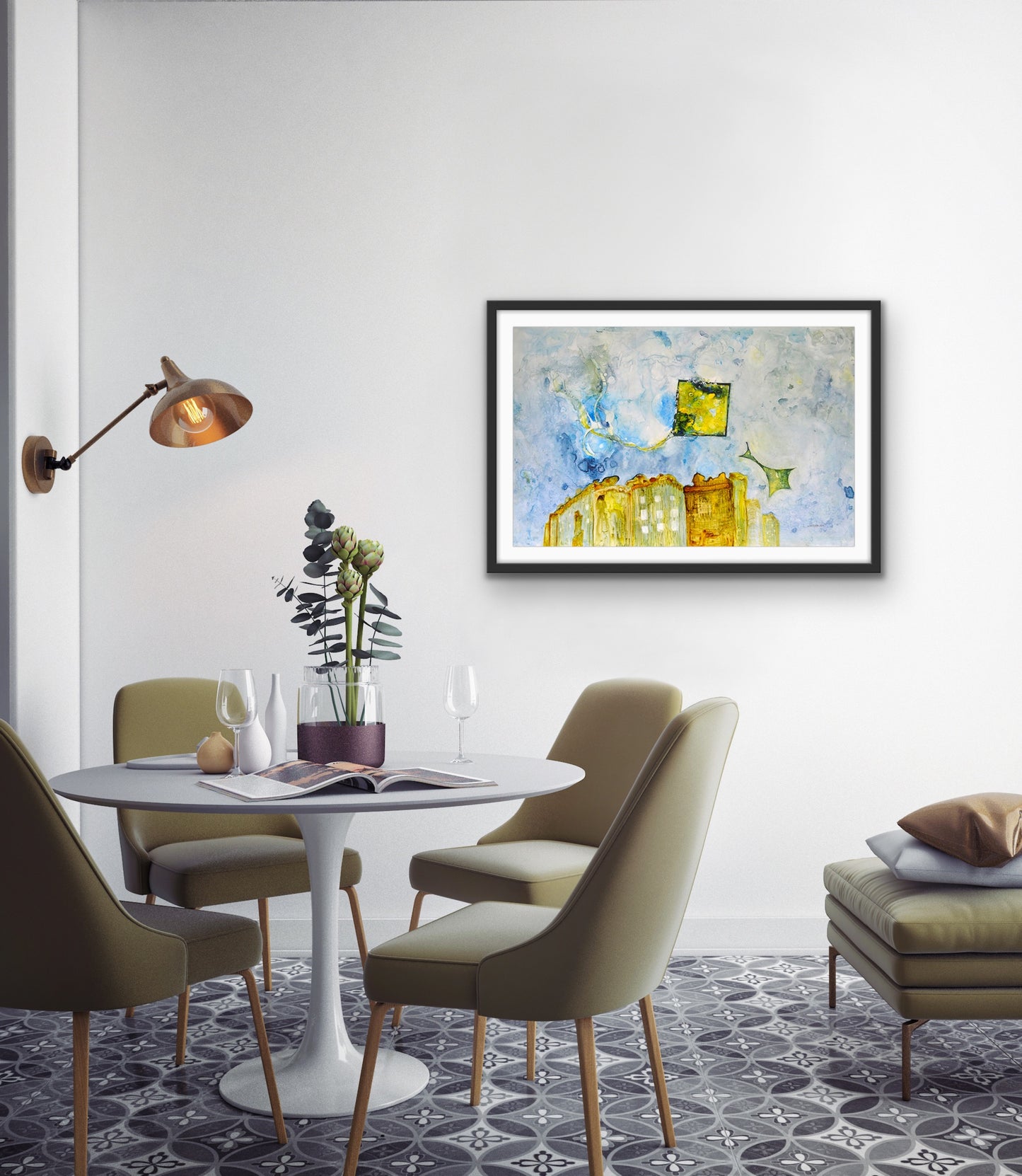 The kite - 26" x 40" - Original