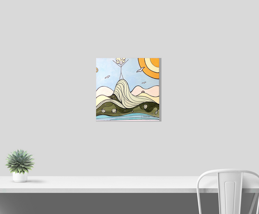 Born to win - 20" x 20" Original acrylics on Canvas