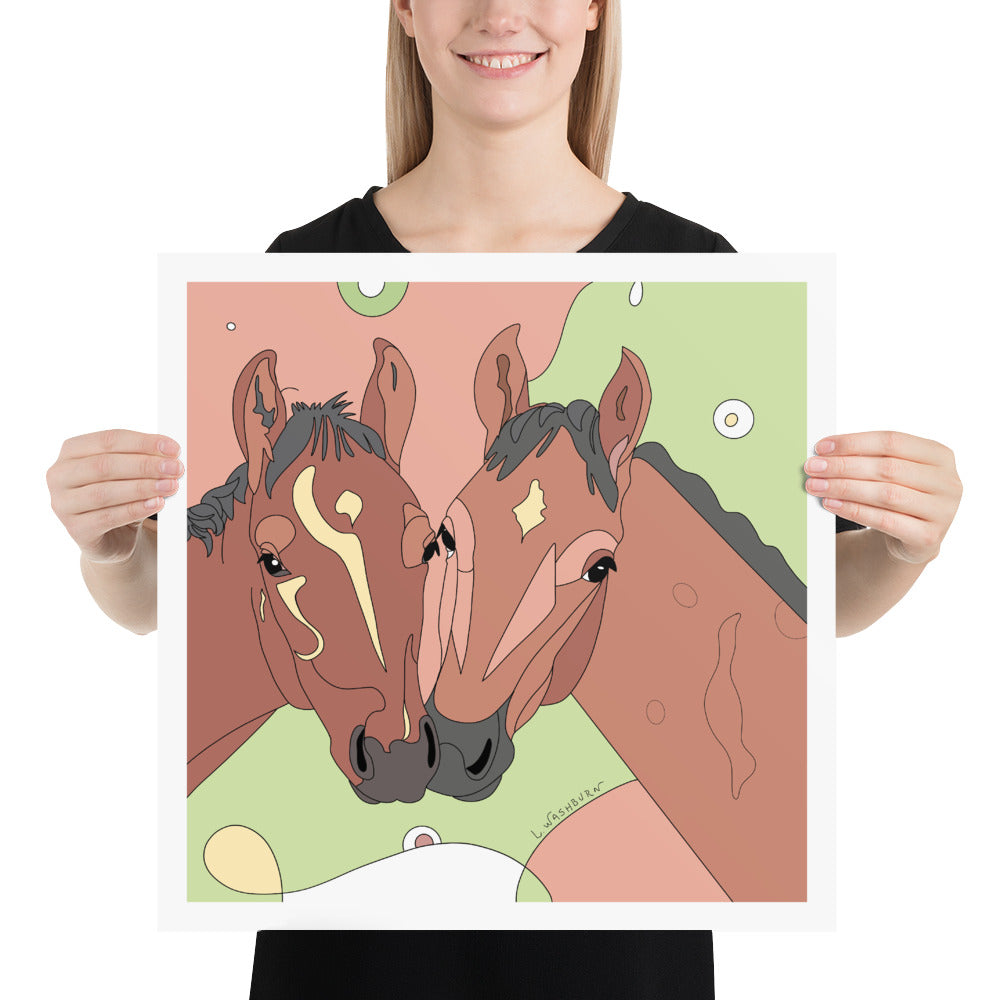 Horse lovers - poster