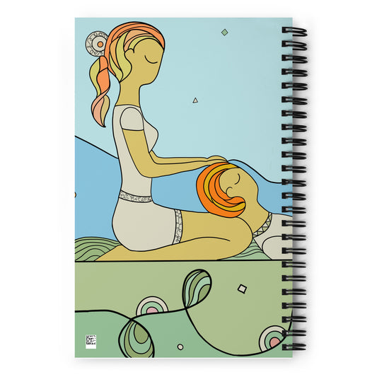Spiral notebook love heals