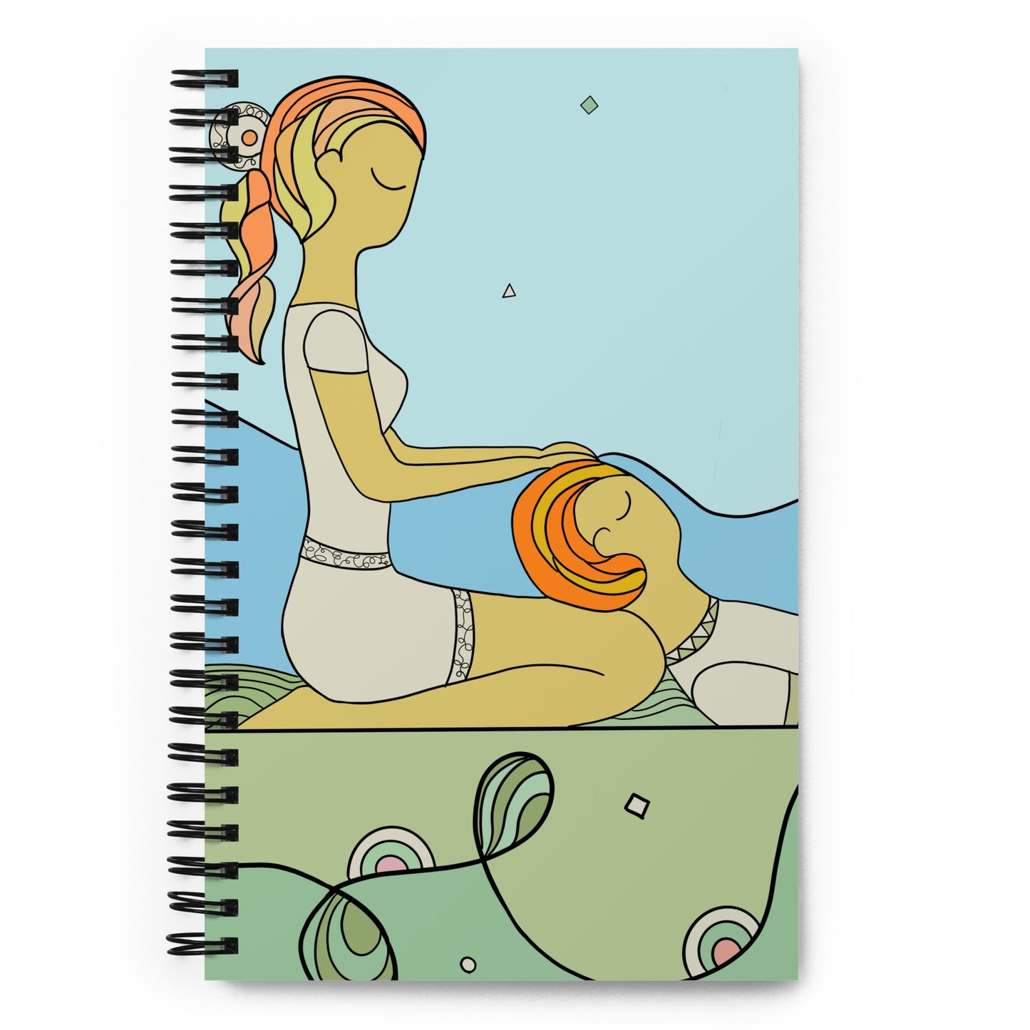 Spiral notebook love heals