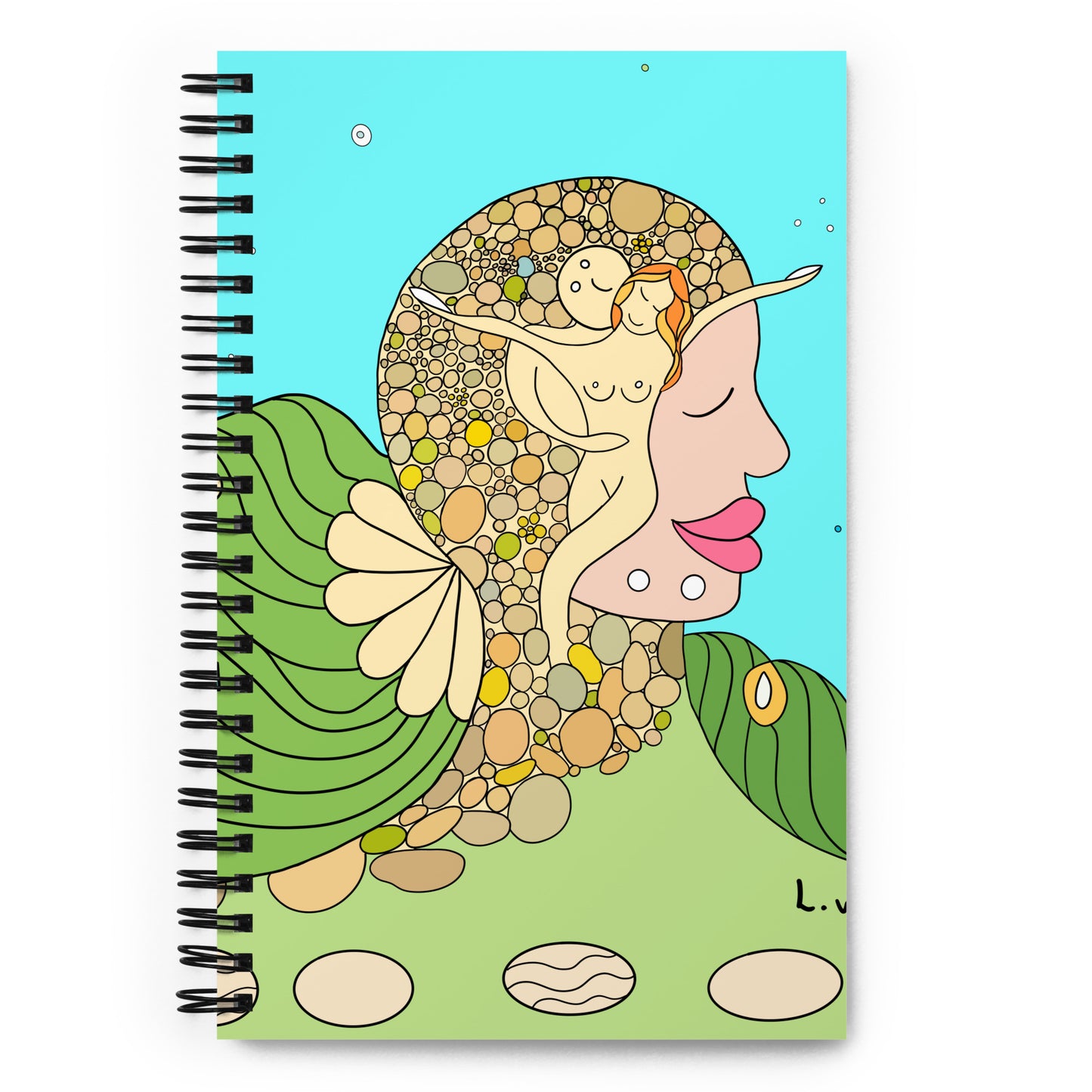 Spiral notebook elated