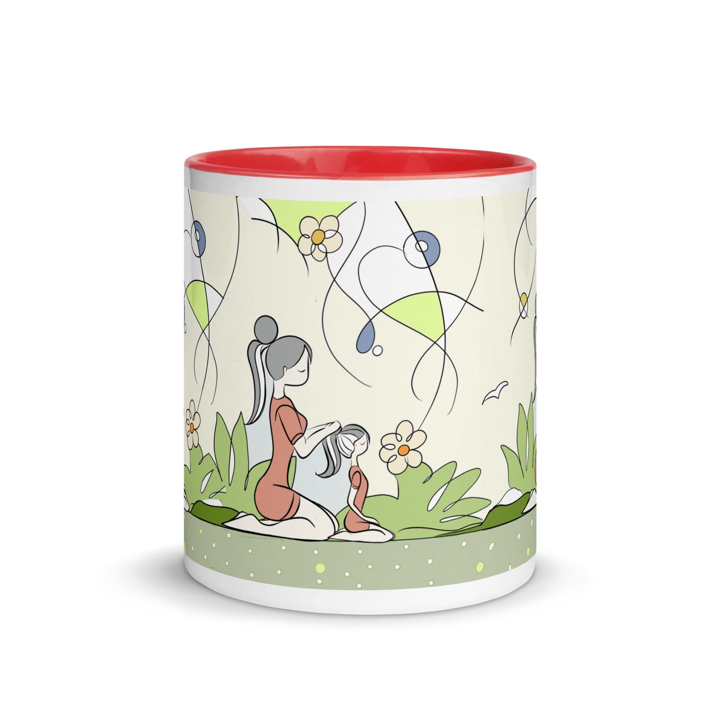 Mug with Color Inside mother and daughter