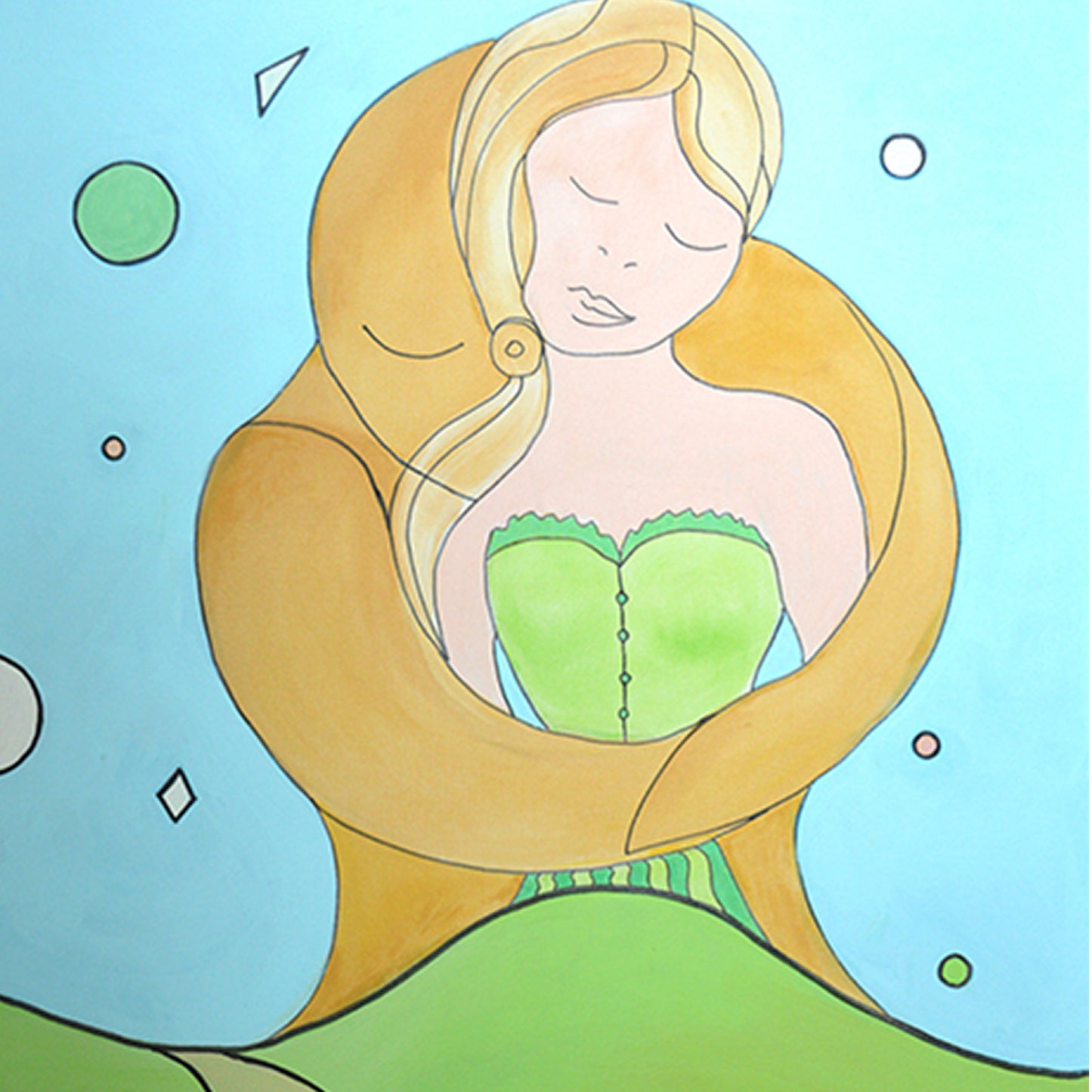 The Guardian archival pigment print - 8" x 8" image with 12" x 12" white mat