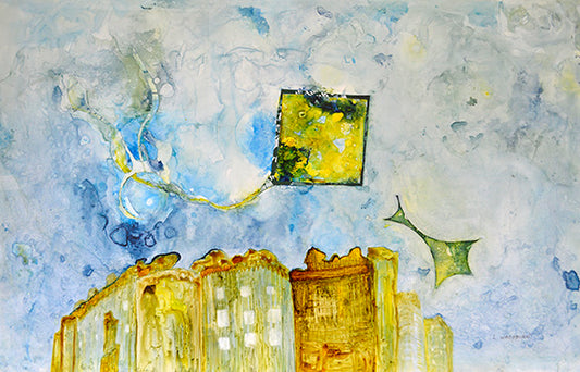 The kite - 26" x 40" - Original