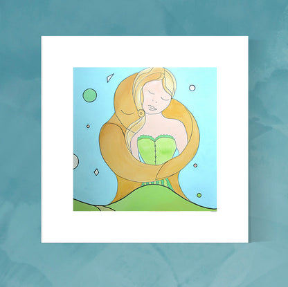 The Guardian archival pigment print - 8" x 8" image with 12" x 12" white mat