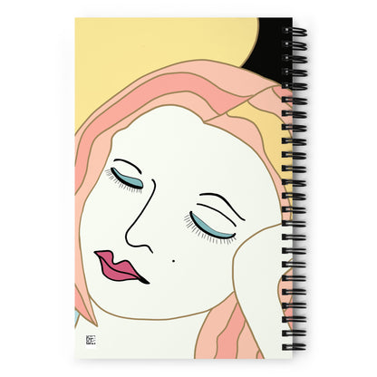 Spiral notebook birth mark