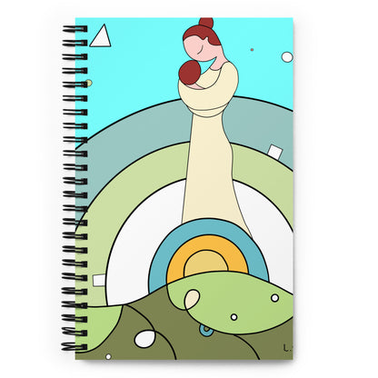 Spiral notebook mother nature