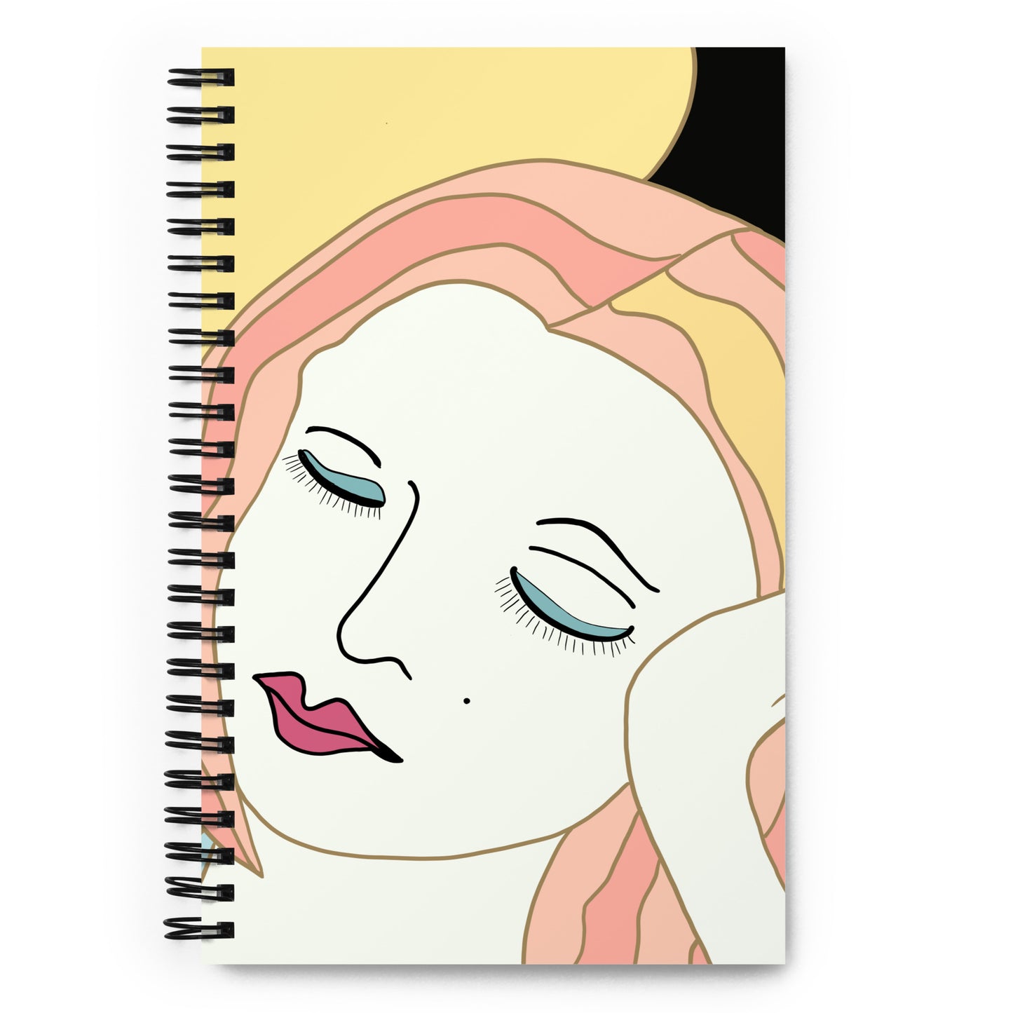 Spiral notebook birth mark