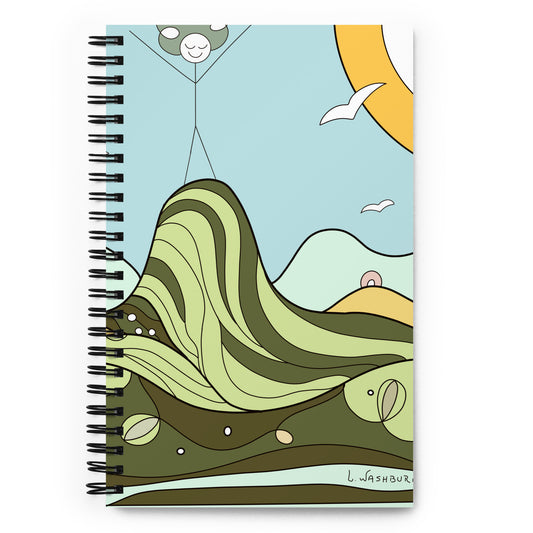 Spiral notebook born to win