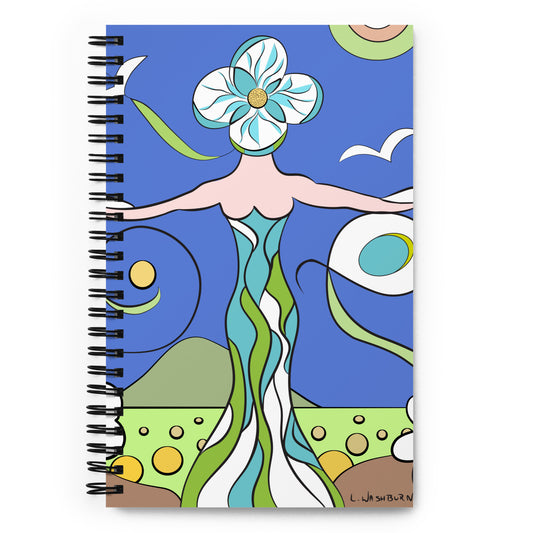 Spiral notebook misteria blue