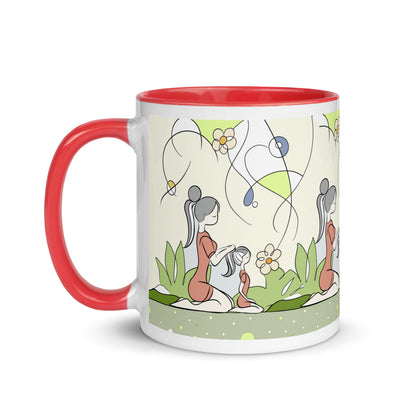 Mug with Color Inside mother and daughter